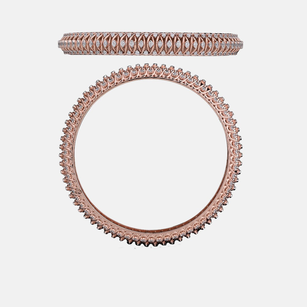 The Ethereal Elegance Diamond Bangle