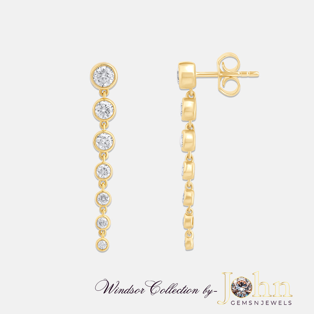 Fates Solitaire Diamond Earring