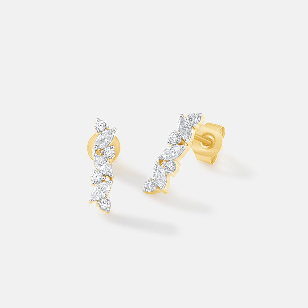 Heavenly Gem Solitaire Earring