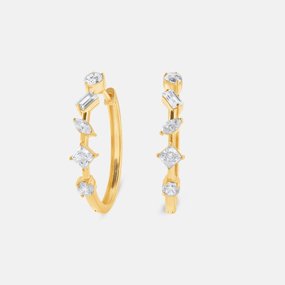 Celestial Sparklers Solitaire Earring
