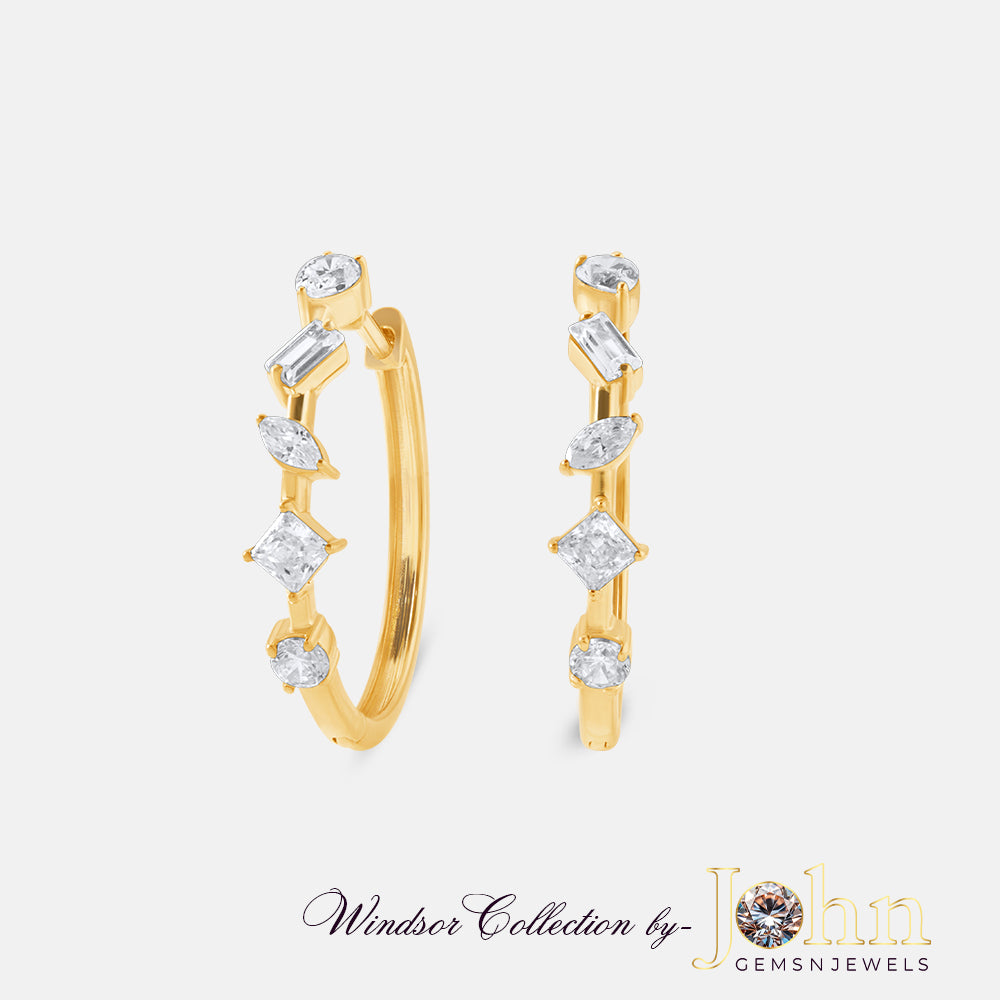 Celestial Sparklers Solitaire Earring