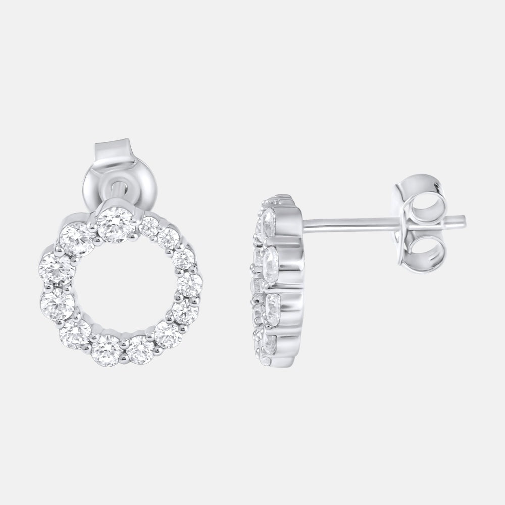 Dazzling Drops Solitaire Earring