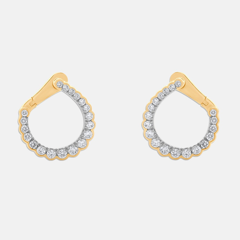 Ethereal Orbs Solitaire Earring
