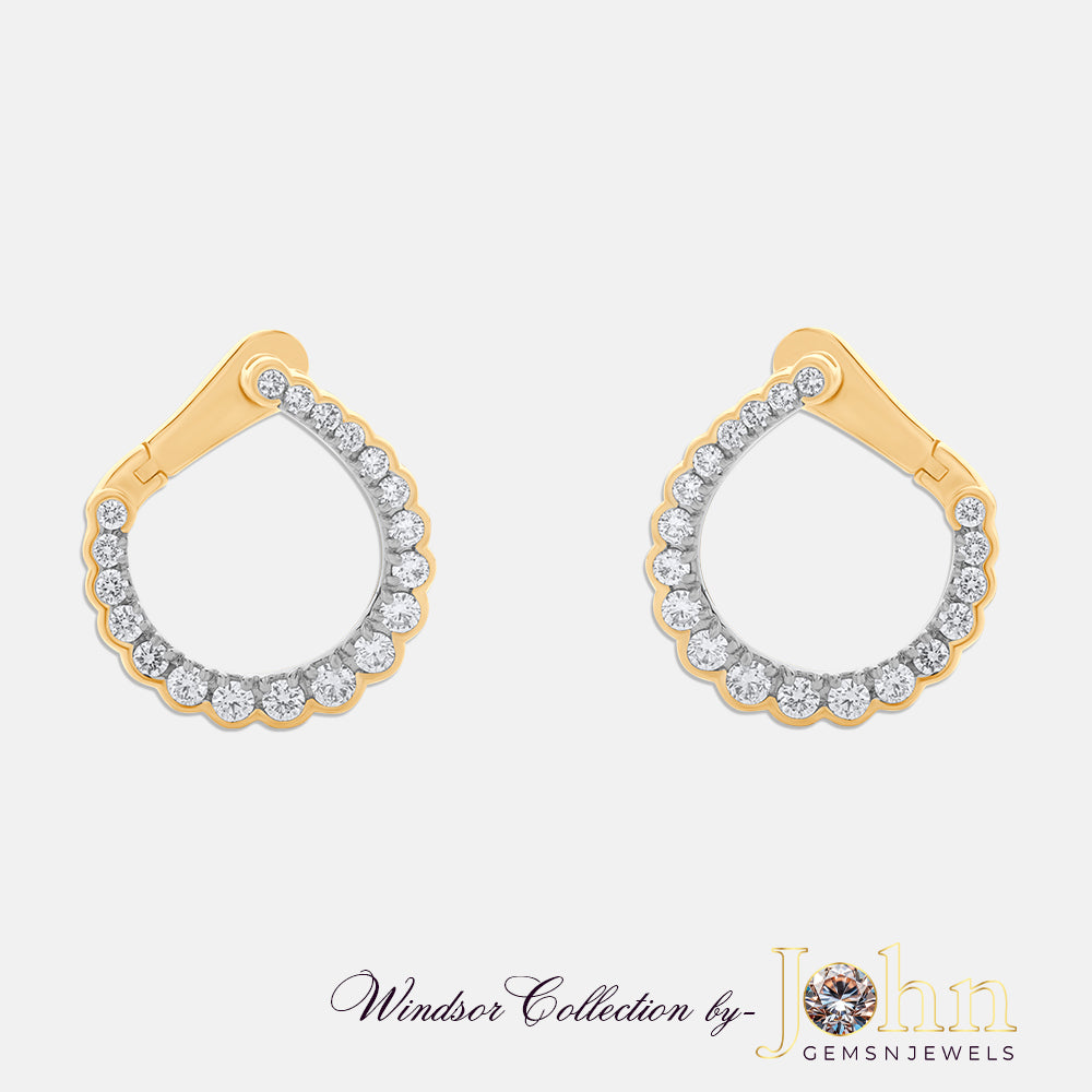 Ethereal Orbs Solitaire Earring