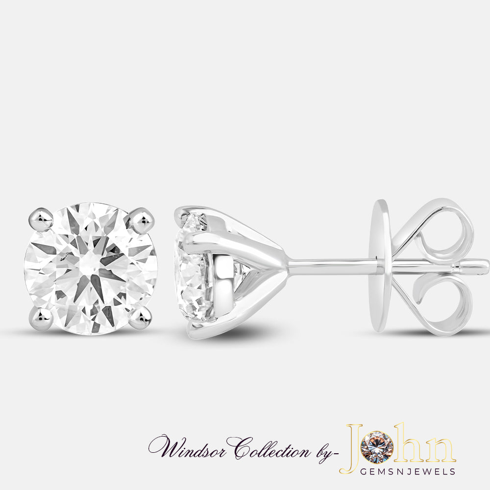 ROUND STUD  1.00cts