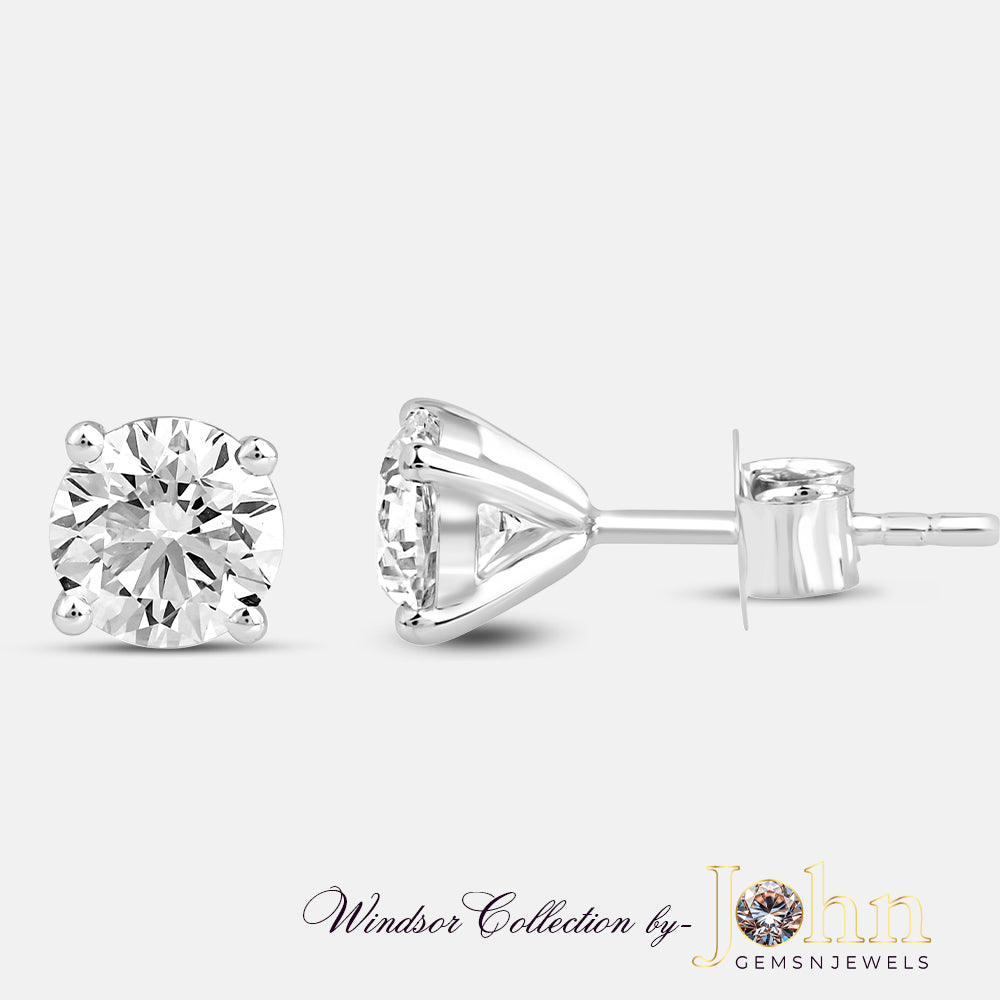 ROUND STUD  1.50cts