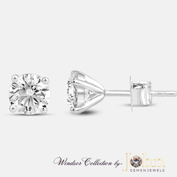 ROUND STUD  1.50cts