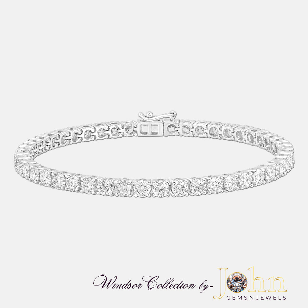 Leslie Diamond Tennis Bracelet