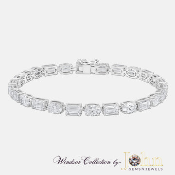 Bifilar Diamond Tennis Bracelet