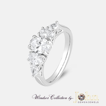 Gerent Vintage Stone Diamond Ring