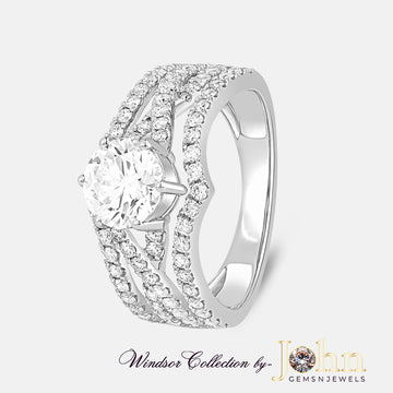 Passionate Diamond Love Ring