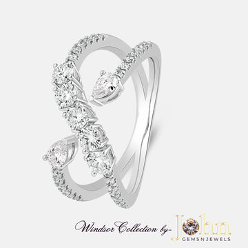 Diamond Prong Circlet Ring