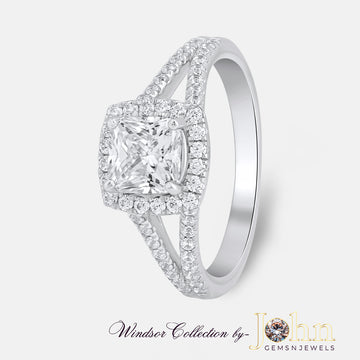 Classic Engagement Split Shank Radiant Ring