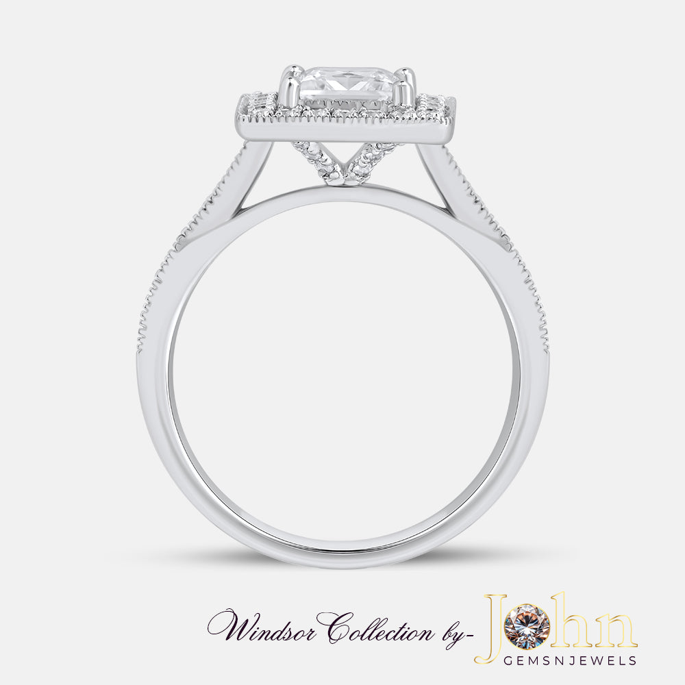 Classic Engagement Vintage Princess Ring