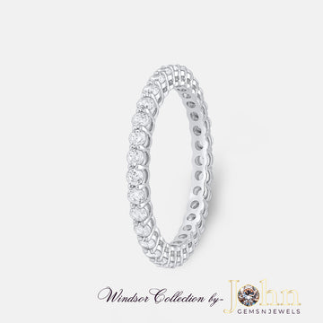 Eternity Bands Round Ring 1.98cts