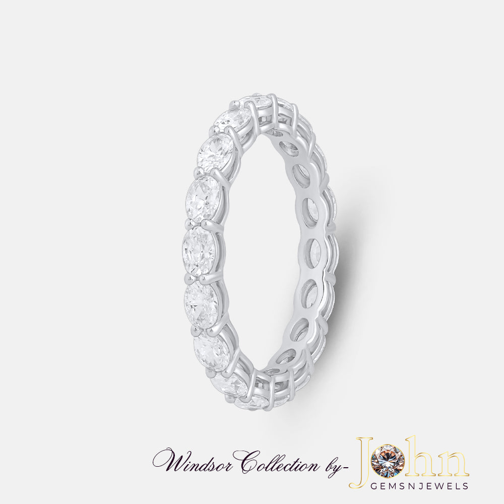 Eternity Bands Oval Ring  1.98cts