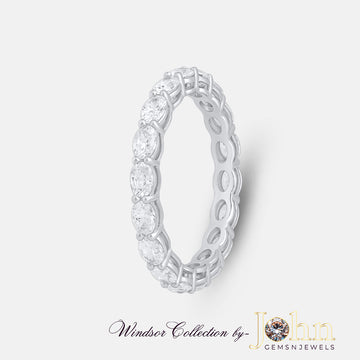 Eternity Bands Oval Ring  1.98cts