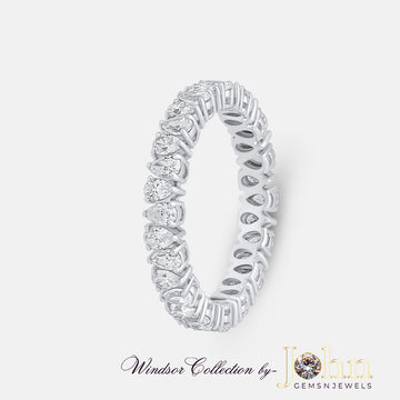 Eternity Bands Pear Ring  2.08cts