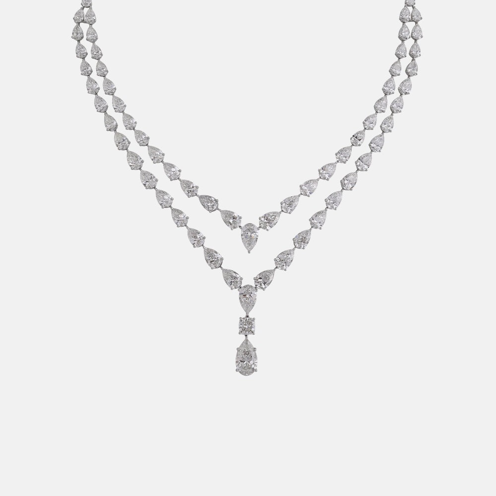 Ladies Diamond Necklace | 90.88cts