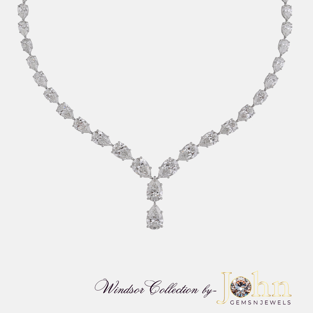 Ladies Diamond Necklace | 86.56cts