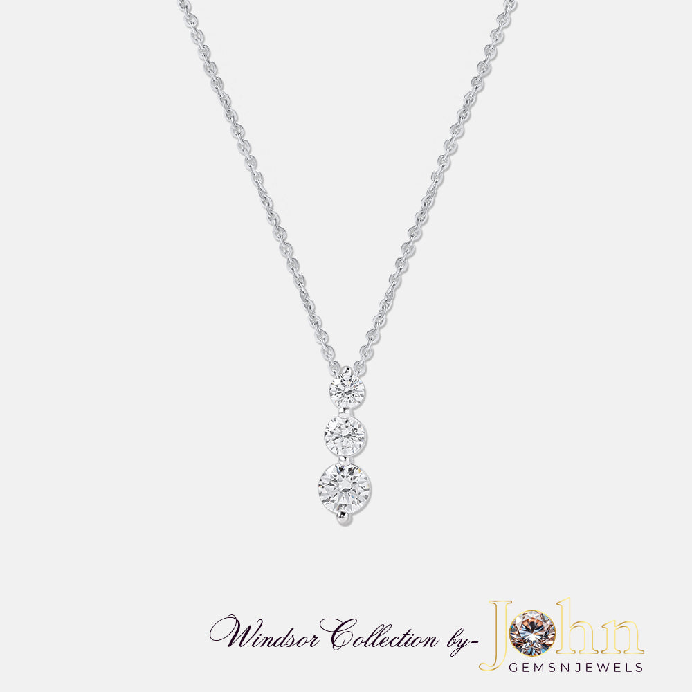 Radiant Solitaire Pendant