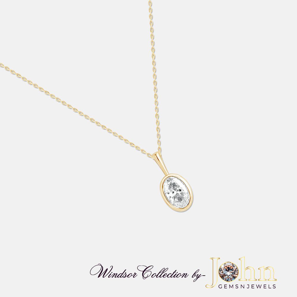 Medusa Diamond Solitaire Pendant